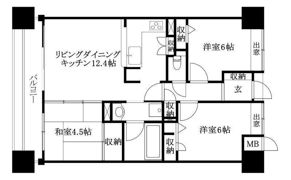 アルファステイツ市駅前の間取り画像