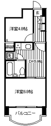 ライオンズマンション山吹町の間取り画像