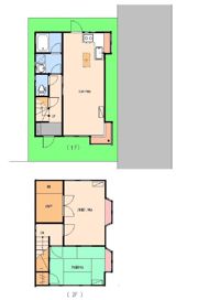 一戸建て貸家の間取り画像