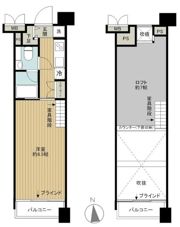 ZOOM麻布十番の間取り画像