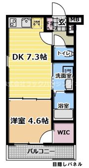 フジパレス新喜多Ⅱ番館の間取り画像