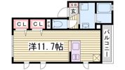 クレセール谷上の間取り画像