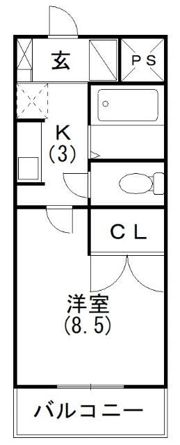 スペースG住吉の間取り画像