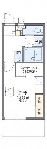 レオパレス恵ハイツの間取り画像