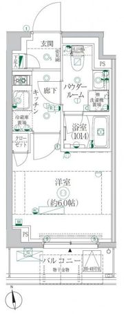 クレイシア横浜ヴェールの間取り画像