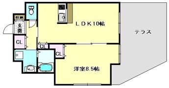 住吉VALOREの間取り画像