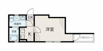 ランド横浜蒔田の間取り画像