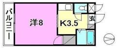 ハイツ紫の間取り画像