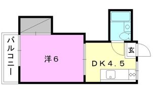 北星ハイツの間取り画像