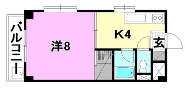 メルヘンハイツ小坂の間取り画像