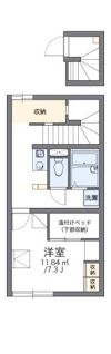 レオパレスKisakuの間取り画像