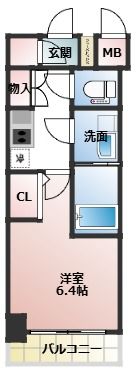 コンフォリア江坂広芝町の間取り画像