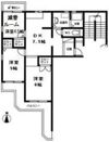 ヒルズ黒石の間取り画像