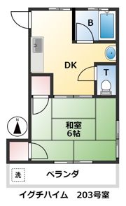 イグチハイムの間取り画像