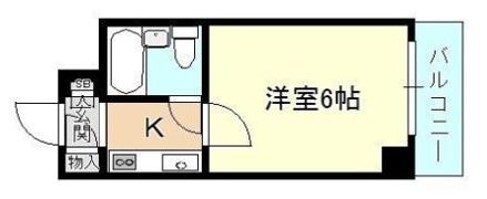 グラシア松屋町（旧：ミフネセントラルベア島之内）の間取り画像