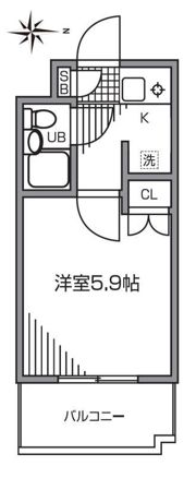ジョイフル多摩川の間取り画像