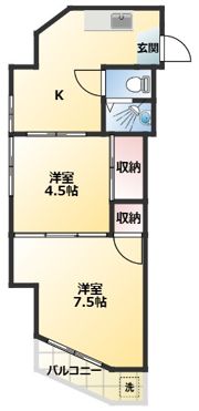 サンライトマンションの間取り画像