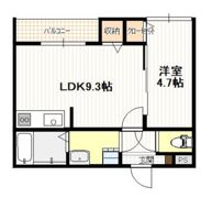 天神新築アパートの間取り画像