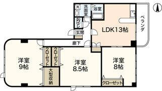 ウィンディア八幡の間取り画像