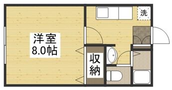 BEE－LINE N Bの間取り画像