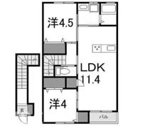グランオリヴィエの間取り画像