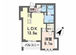 レフィシア津倉の間取り画像