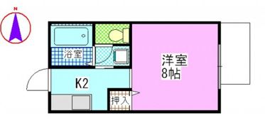 シティコーポ十日市西の間取り画像