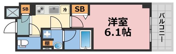 アスヴェル東本町Ⅱの間取り画像