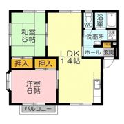 プラースモトイケA棟の間取り画像