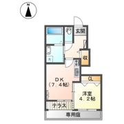 エムズ サンティエの間取り画像
