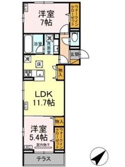 フレアⅡの間取り画像