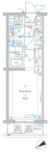 DIPS高田馬場駅前の間取り画像