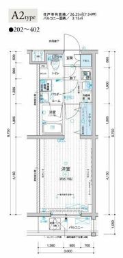 メインステージ上板橋の間取り画像