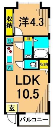 スプレンドーレ武蔵小山の間取り画像