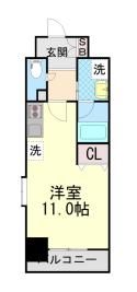 シャトー御影山手の間取り画像