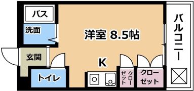 グランドハイツ柴原 C棟の間取り画像