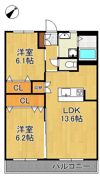 シベール高須の間取り画像