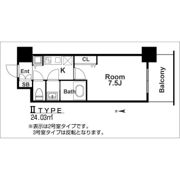 ウォークフォレスト御幸町の間取り画像