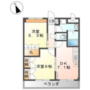グリーンヒルズ曙の間取り画像