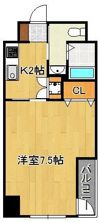 モナトリエ小倉平和通りの間取り画像
