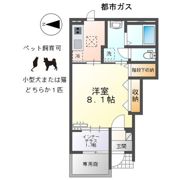 ネオハピネスアオシゲの間取り画像