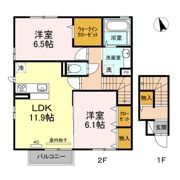 ドゥーブルMK B棟の間取り画像