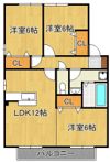 リビングタウン浅川A・B・Cの間取り画像