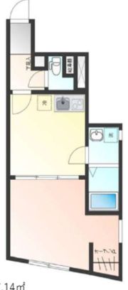 La Blancheur桜新町の間取り画像