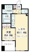 ニューシティアパートメンツ千駄ヶ谷Ⅱの間取り画像