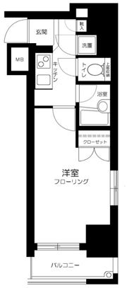 グラーサ銀座イーストの間取り画像