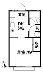 富士ハイツの間取り画像