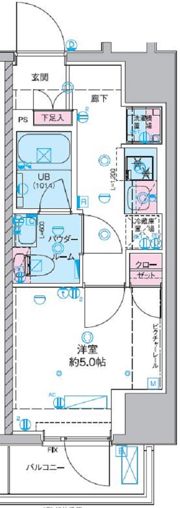 ジェノヴィア桜上水Ⅱの間取り画像