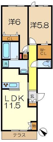 グリーンフォレストの間取り画像