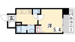スプランディッド元町山手の間取り画像